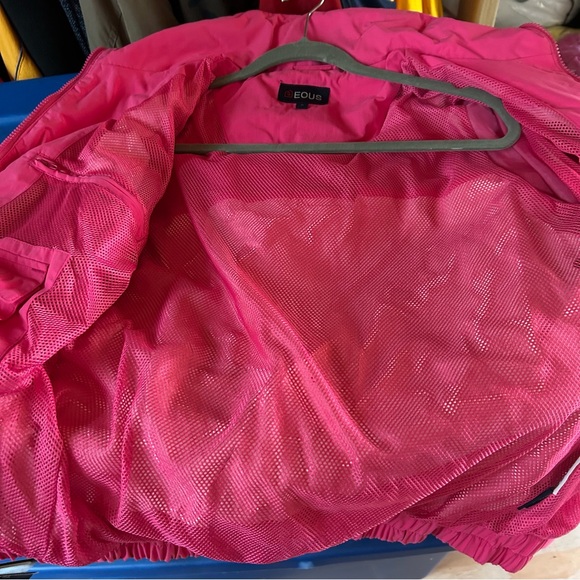 New! Eous pink small equestrian riding snow jacket - Picture 12 of 12
